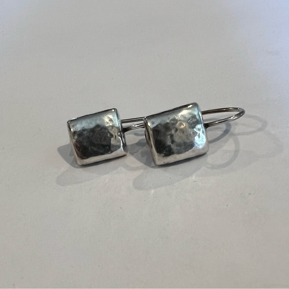 Silver earrings
